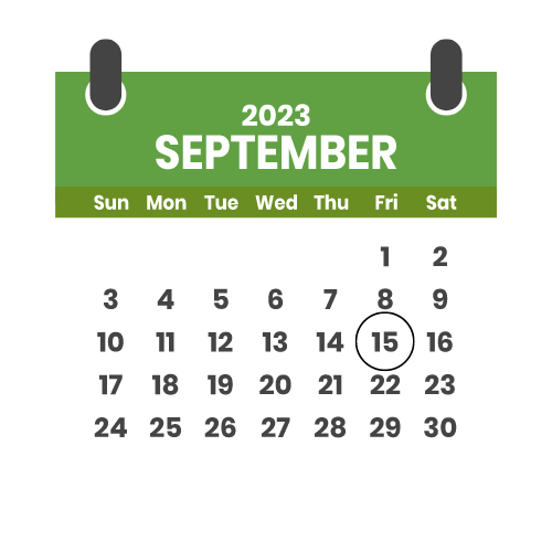Sept 15 calendar icon - 2