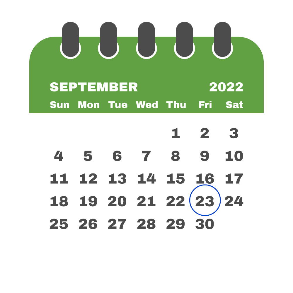 September 23rd Calendar Webpage Image